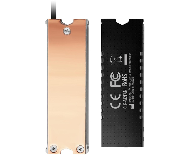 Axagon Miedziany radiator M.2 SSD + FAN 13mm - 1185582 - zdjęcie 3